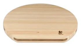 KAI SHUN DM-0818 / Doštička / hinoki cyprusové drevo / obojstranné typ D s drážkou / 36 x 33 x 2,5 cm (DM-0818)