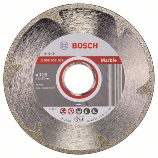 Bosch Accessories 2608602689 Bosch Power Tools diamantový rezný kotúč Priemer 115 mm 1 ks; 2608602689