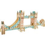 Woodcraft Drevené 3D puzzle Tower Bridge