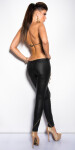 Sexy KouCla leatherlookpants with zip black