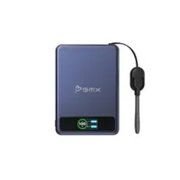 BMX SolidSafe™ 5K SOLID-State magnetická powerbanka modrá / 5000 mAh / 20W / 1x USB-C (BMX-B939-05-BU)
