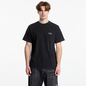 Tričko Daily Paper Textured Metallic Shield T Shirt Washed Black XXL