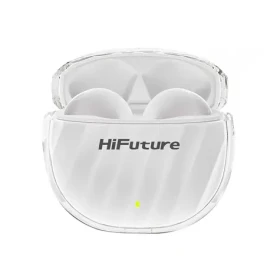 HiFuture FlyBuds 3 biela / bezdrôtové slúchadlá / mikrofón / ENC / IPX5 / Bluetooth 5.3 (FlyBuds 3 (white))