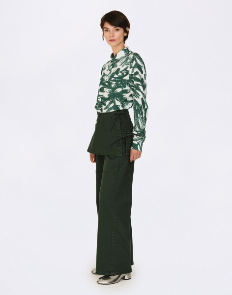 SKFK Leunda-GOTS Trouser 0G7 Dark Green 42