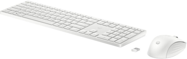 HP HP 655 Wireless Mouse Keyboard Combo - White - ESTONIAN