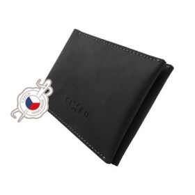 FIXED Wallet Kožená peňaženka z pravej hovädzej kože čierna (FIXW-SMMW-BK)