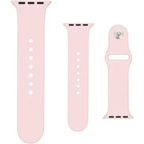 YENKEE YWB 010 AW Silikónový remienok pre Apple Watch 38 40 41 mm ružová (8590669366002)