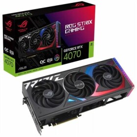 Asus ROG Strix GeForce RTX 4070 OC 12GB / 1920 - 2640 MHz / 12GB GDDR6 / 192-bit / 2x HDMI + 3x DP / (16) (90YV0J00-M0NA00)