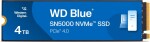 WD Blue SN5000 4TB M.2 2280 PCI-E x4 Gen4 NVMe (WDS400T4B0E)