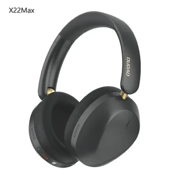 Dudao X22Max ANC čierna / Bezdrôtové slúchadlá / USB-C / Bluetooth 5.4 (198964)