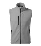 Exit fleecová vesta unisex svetlo šedá XL