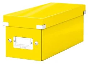 Leitz Clickamp;Store Krabica na CD žltá / 30 štandardných amp; 60 úzkych amp; 160 papierových obálkach (60410016)