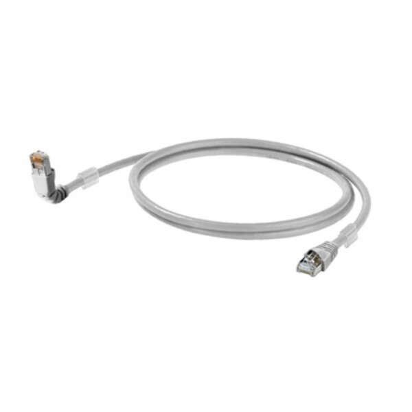 Weidmüller 1248280015 RJ45 sieťové káble, prepojovacie káble CAT 6A S/FTP 1.50 m sivá UL certifikácia 1 ks; 1248280015