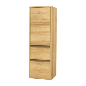 Mereo Opto kúpeľňová skrinka vysoká 125 cm, ľavé otváranie, dub Riviera CN924L