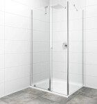 Sprchovací kút obdĺžnik 110x90 cm SAT Walk-In Xmotion SATBWIXM110STE90