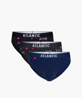 Pánske nohavičky ATLANTIC 3Pack - viacfarebné M