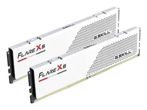 G.Skill Flare X5 96GB (2x 48GB) 6000MHz biela / DDR5 / CL30 / DIMM / 1.35V / Non-ECC / Unbuffered / EXPO (F5-6000J3036F48GX2-FX5W)