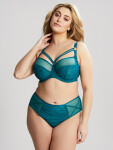 Sculptresse Dionne Midi Brief teal animal 9694