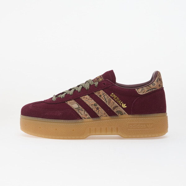 Tenisky adidas x Liberty London Handball Spezial Bold Maroon/ Magic Beige/ Olive Strata EUR 41 1/3