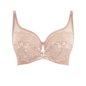 Dámska perlová podprsenka Sabrina Vintage 10631 - Panache 65G pudrovo-růžová