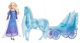 Mattel Disney Frozen bábika Elsa s kočíkom (JBG56)
