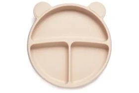 Kidnort Retter Silikónová delená miska okrúhla svetlá (KNSIL000024)