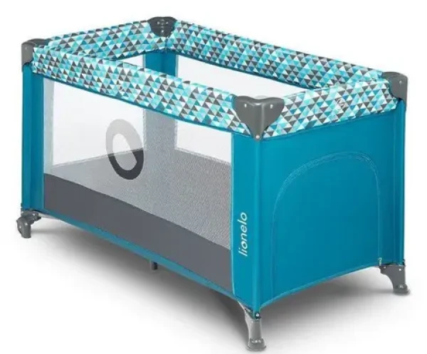 Lionelo Postieľka cestovná Stefi Green Turquoise (LLOZSTEFGNTQEXXXXXXX)
