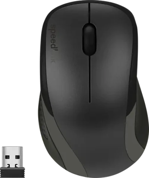 KAPPA Mouse - Wireless čierna / bezdrôtová myš / optická / 1200 DPI / 3 tlačidlá / 2.4GHz (SL-630011-BK)