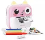 Lamax InstaKid2 PLUS ružová / detský fotoaparát / 2.4" displej / Micro SD / MP3 / USB-C / hry (8596687002700)