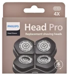Philips HS740 / Náhradné holiace hlavy / pre strojčeky HS5980, HS7980, HS9980 / 4 ks (HS740/15)