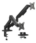 ESTUFF Dual Gas Spring Monitor Mount / Stolové rameno pre dva monitory / plynová pružina (GLB227012)