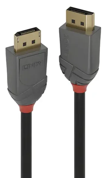 Lindy DisplayPort 1.1 kábel čierna / Prípojný kábel / DisplayPort - DisplayPort / 15 m / 60 Hz (36487)