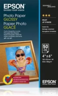 Epson Photo Paper Glossy 10x15 50 listov / Lesklý (C13S042547)