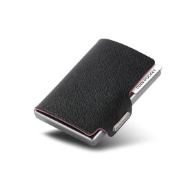 Mini peňaženka Mondraghi Saffiano Plus Black