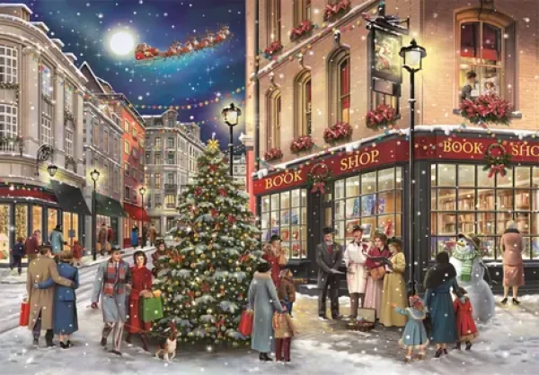 Clementoni 39925 Puzzle Vianočná prechádzka 1000 dielikov