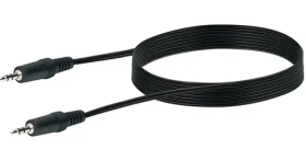 Schwaiger AUX kábel Jack 3,5 mm - Jack 3,5 mm čierny / Audio kábel / 3 m (TFS3300533)