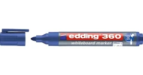 Edding 360 modrá / Popisovač na biele tabule / okrúhly hrot / šírka stopy 1,5-3 mm (4-360003)