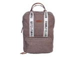 Childhome Prebaľovací batoh Family Club Signature Teddy Off White / 40 x 30 x 16 cm (CWBPSTSB)