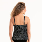 Style Malaika Top tankiny - vrchný diel 8851-1 black - RosaFaia 001 black 38E