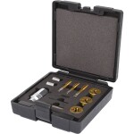 Súprava na rezanie závitov 3/8" pre matice a skrutky kolies, 11 ks KS Tools 150.1420; 150.1420