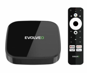 Evolveo MultiMedia Box A4 / 4k Ultra HD / 4GB RAM / 32GB ROM / Wi-Fi / BT / LAN / HDMI / USB / Android 11 (MMBX-A4)