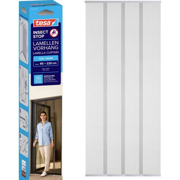 Tesa STANDARD 55198-00000-00 Dverná lietajúca obrazovka (š x v) 0.95 m x 2.20 m biela 1 ks; 55198-00000-00