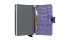Kožená mini peňaženka Secrid Miniwallet Cleo Lavender