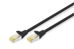Digitus CAT 6A čierna / Patch kábel / S/FTP / AWG 26/7 / 0,5 m (DK-1644-A-005/BL)