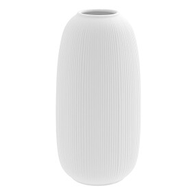 Storefactory Porcelánová váza ÅBY White 26 cm