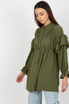 Dámska košeľa TW KS BI 2021745.13X khaki - FPrice XL