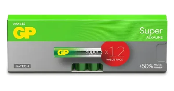 GP Super Alkaline AAA/LR03 / Alkalická batéria / Mikrotužková (AAA, LR03) (151433)