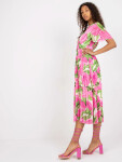 Dámske šaty DHJ SK 11331 2.32 pink-green - FPrice UNI