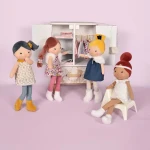 Doudou Jolijou Bábika Lige 25 cm žltá