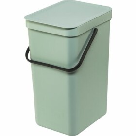 Brabantia Sort amp; Go Odpadkový kôš 16L nefritovo zelená / s rukoväťou / plast / 18.8 x 17.4 x 13.9 cm (211867)